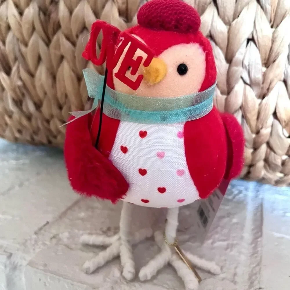 Target Spritz Feathery Friends 2023 Valentine’s Day Birds Set of 4 - NWT